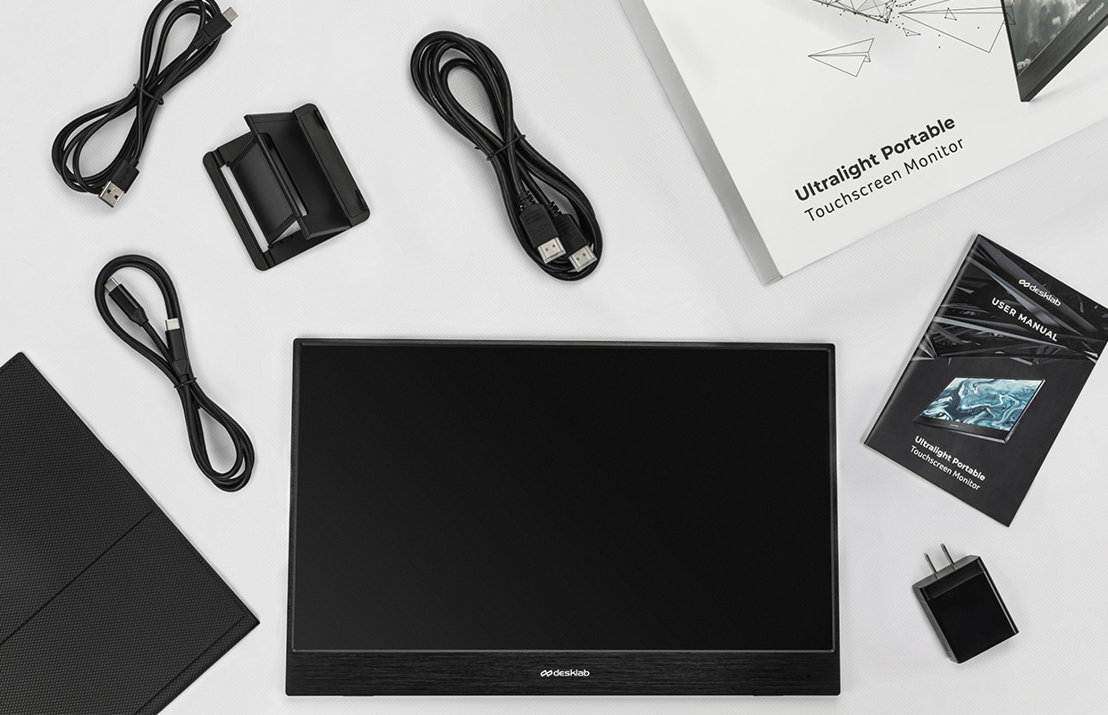 desklab 4k monitor unboxing
