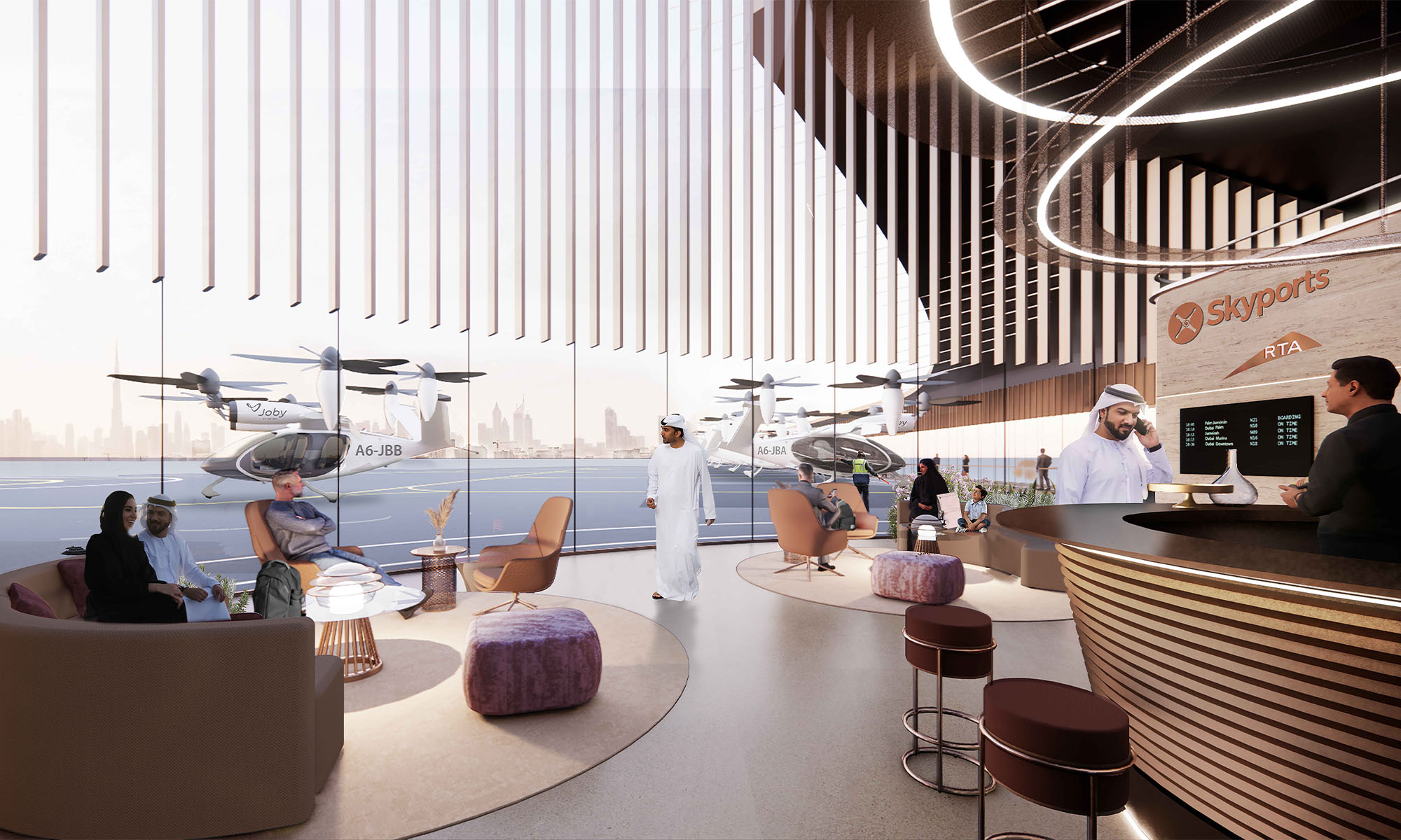joby aviation rta skyports dubai