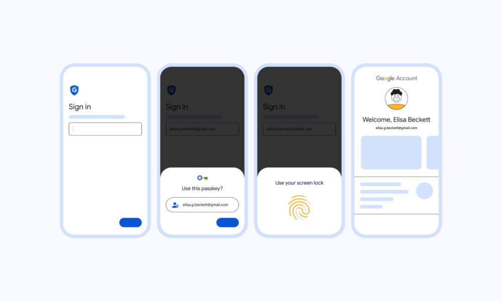 passwords are no longer required to sign into google accounts
