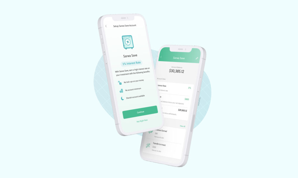 sarwa's new cash accounts boost growth by 250% in 3 months