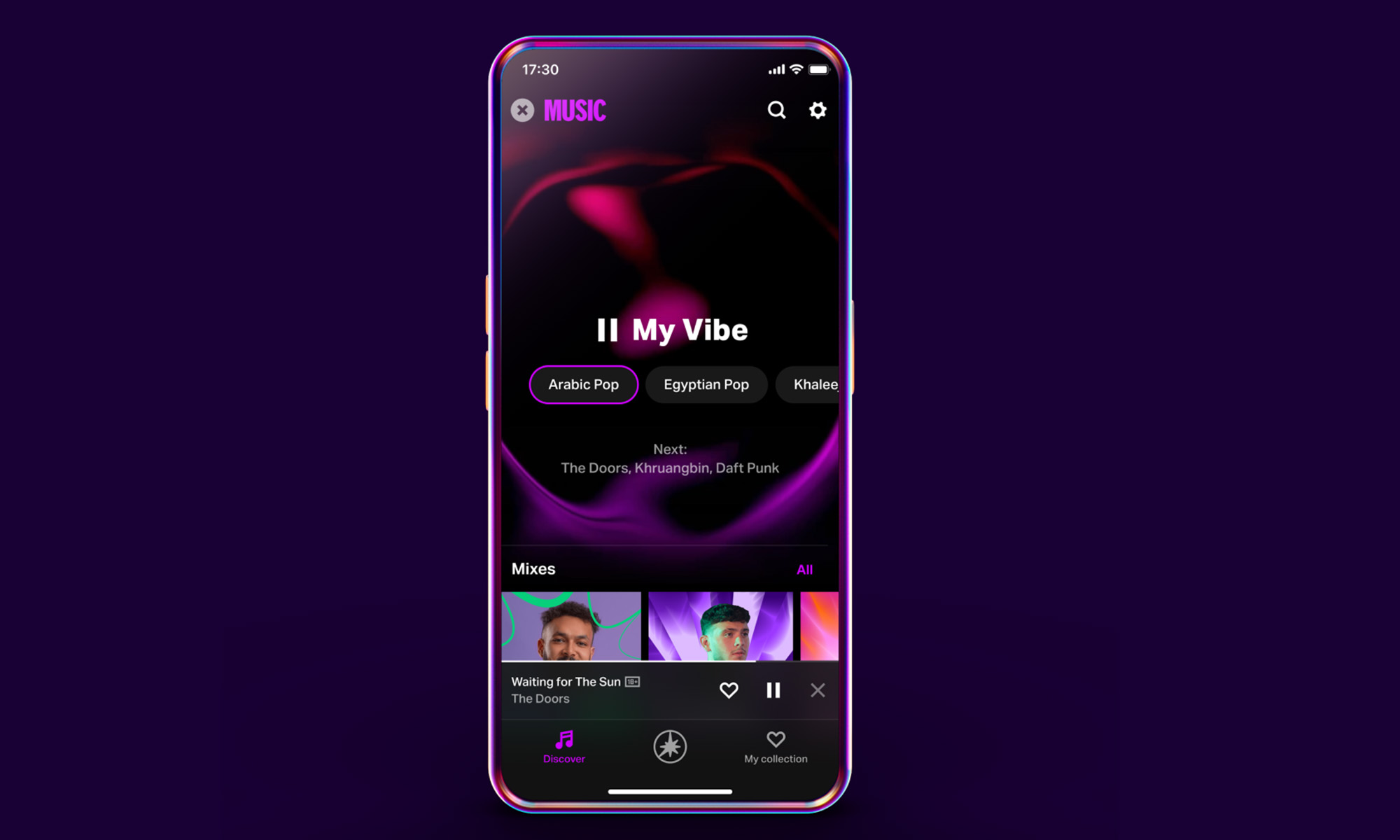 yango play my vibe user interface